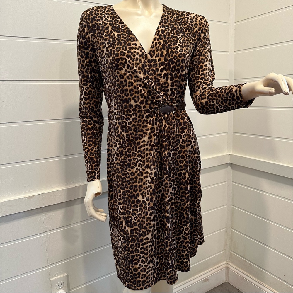 Charter Club Leopard print v neck dress